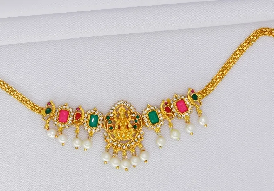 Traditional Style Lakshmi Necklace