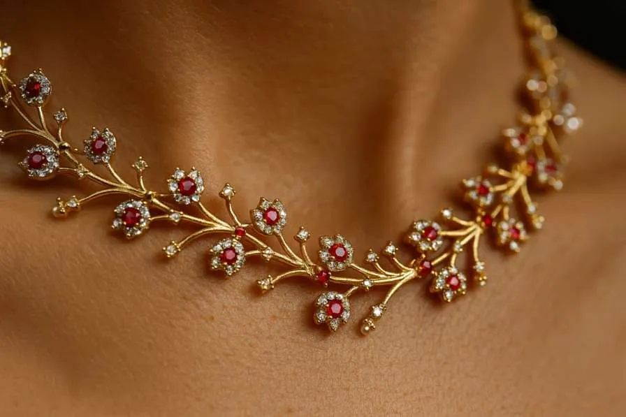 Gold plated minimal and temple jewellery