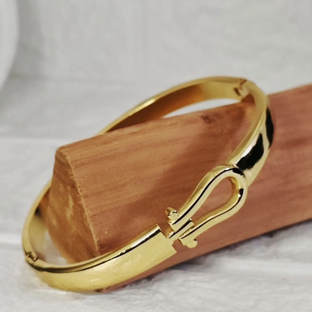 Gold Plated Anti-Tarnish Classic Bangle Bracelet