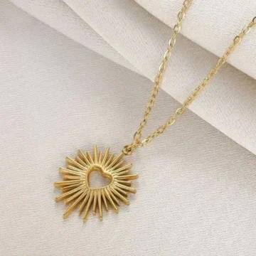 Sun Heart Necklace